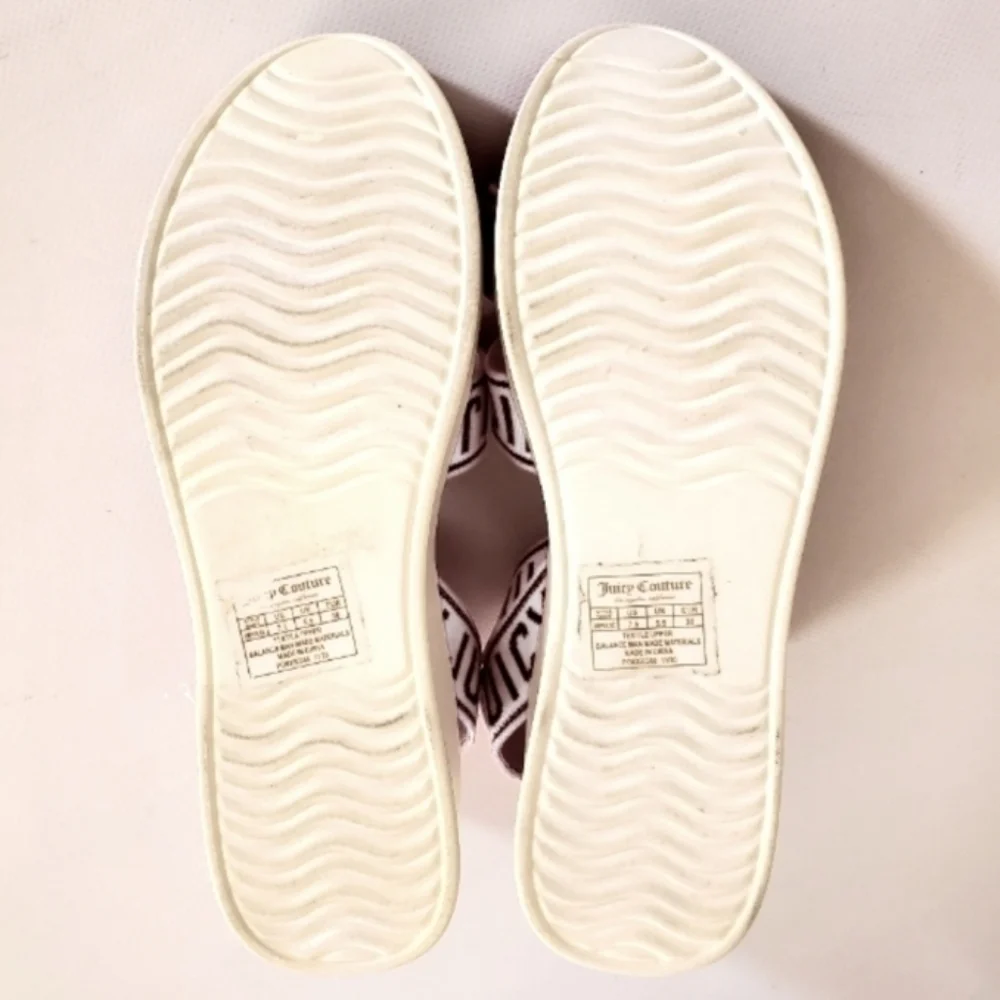 Juicy Coture Impulse Wedge Adjustable Sandals Pink Size 7.5